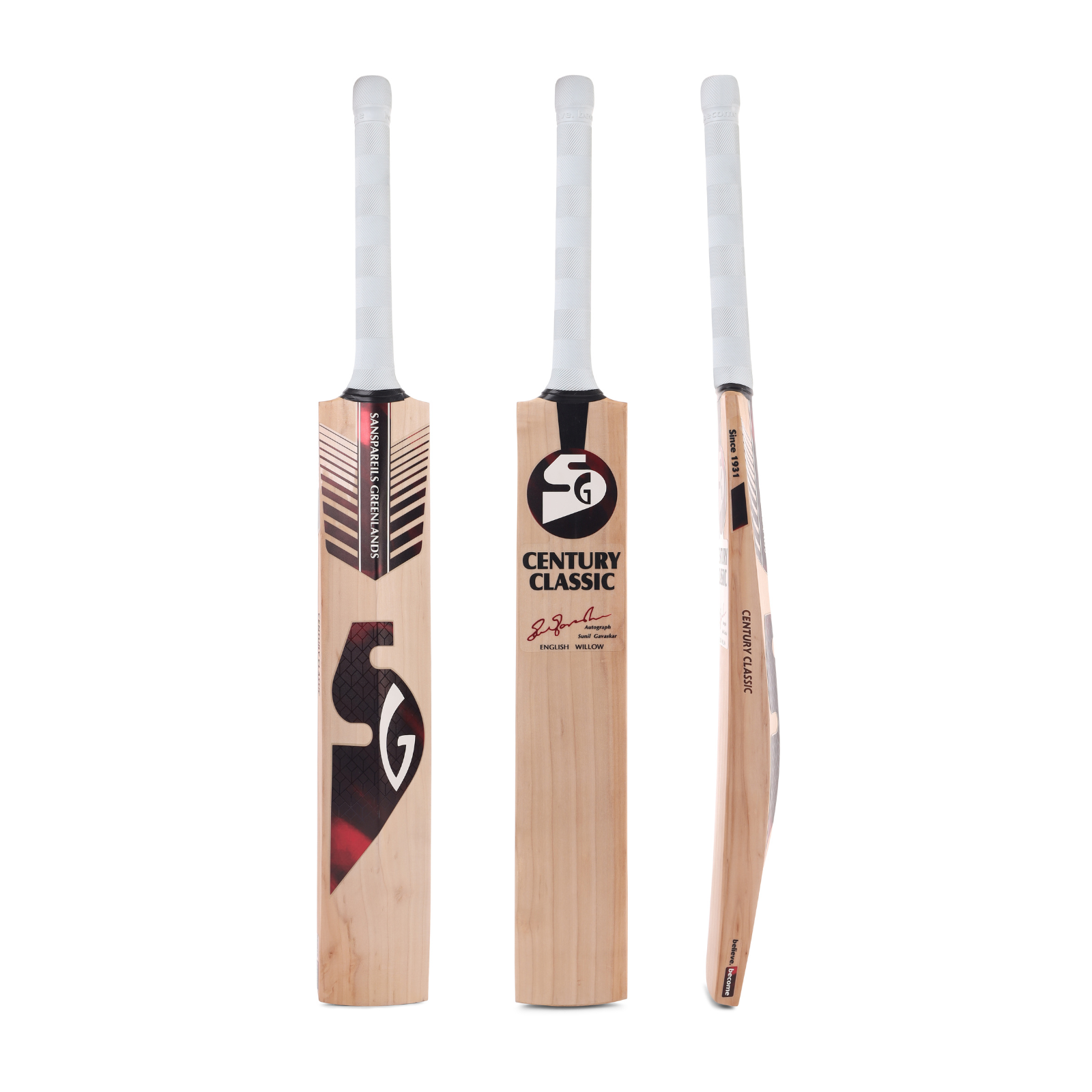 SG Century Classic English Willow Cricket Bat – LR Sports