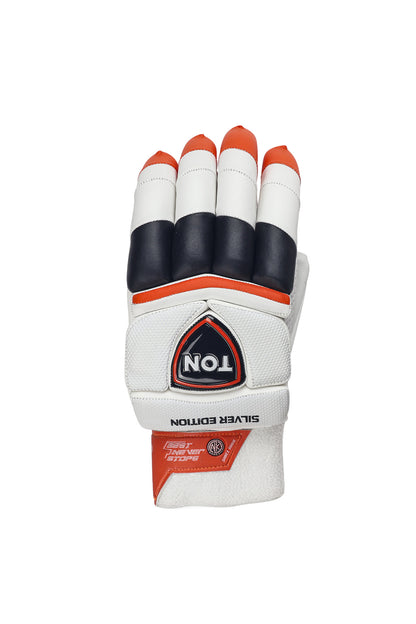 Ton Silver Edition Cricket Batting Gloves