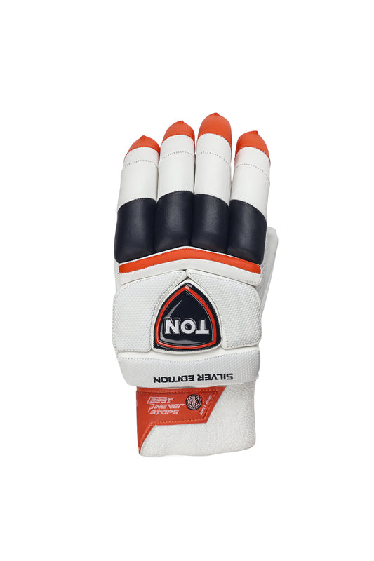 Ton Silver Edition Cricket Batting Gloves